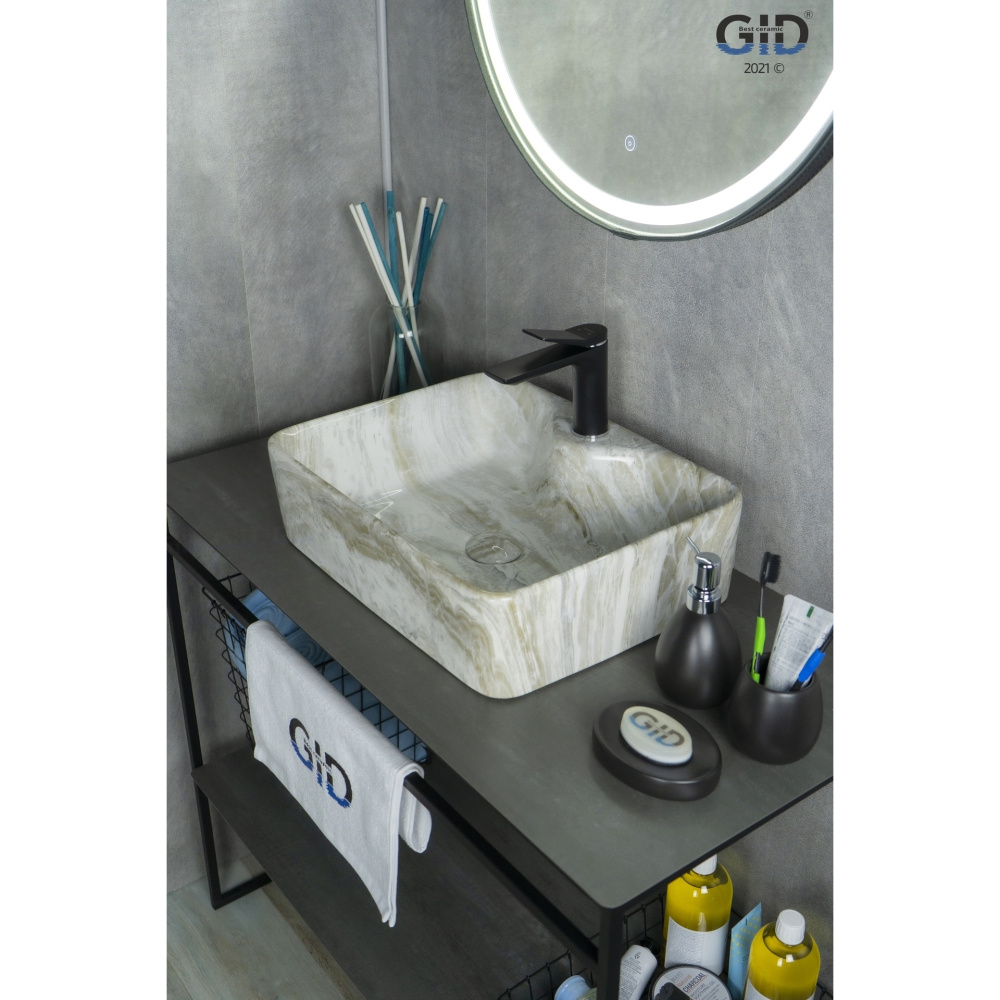 Раковина накладная Gid Mnc605