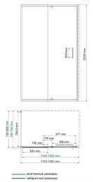 Душевой уголок WasserKRAFT Berkel 48P06, стекло прозрачное, 80 см