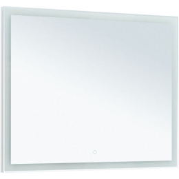 Зеркало с LED подсветкой Aquanet Гласс (00274134) Белый