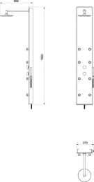 Фото Гидpомассажная панель Ravak Totem Jet (X01452), белый