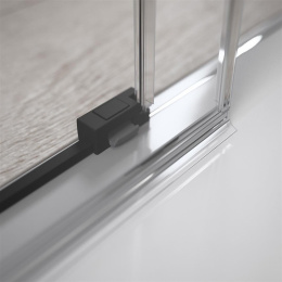 Дверь душевого уголка Radaway Idea Black KDJ 140 L профиль Черный стекло прозрачное 387044-54-01L