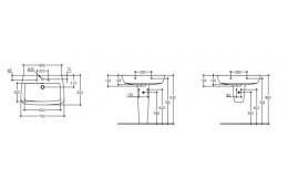 Фото Раковина Ideal Standard Ventuno T043401 75 см
