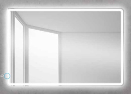 Зеркало BelBagno SPC-MAR-1200-800-LED-BTN 120 x 80 см со встроенным светильником