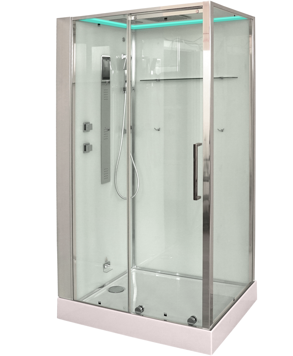 Душевая кабина 120x90x220 Timo (H-520R) С гидромассажем, акрил, Поддон низкий