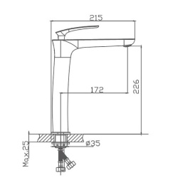 Смеситель для раковины Haiba HB11616