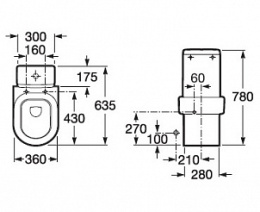Фото Бачок для унитаза Roca Happening (341567000) белый
