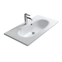 Раковина 85 см Galassia Ergo (7102), цвет белый