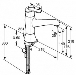 Фото Смеситель для кухонной мойки Kludi Amphora (549040575) хром