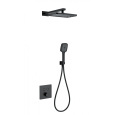 Душевая система с термостатом встраиваемая Wonzon&Woghand (WW-D2017-B-MB) Черный