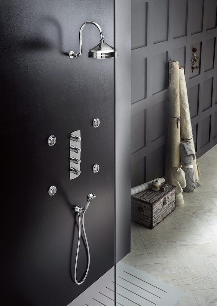 Nobili Sofi SI98104CR Термостатический смеситель для ванны 4 выхода (внешняя часть)