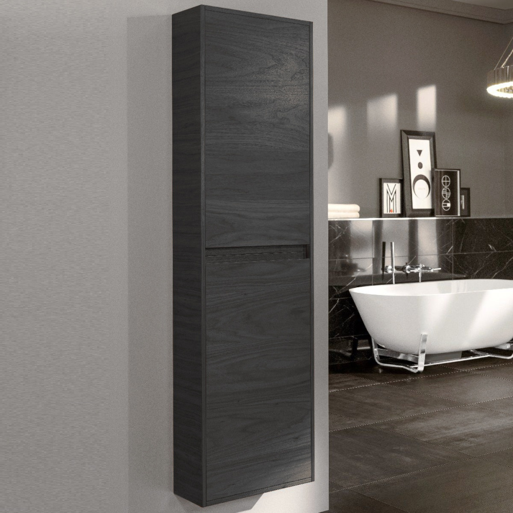 Villeroy Boch ANTHEUS B06800PW Шкаф пенал для ванной (цвет черный ясень)