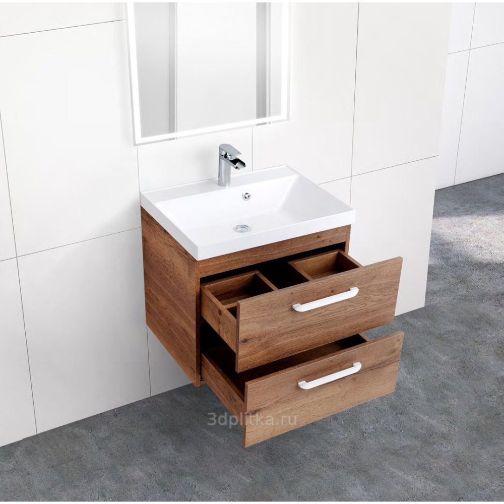 Тумба под раковину BelBagno Aurora AURORA-600-2C-SO-CP подвесная (2 ящ.)