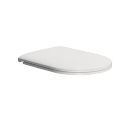 Фото Сиденье для унитаза с крышкой GSI MS992C09 530 мм х 360 мм, SoftClose цвет Белый матовый