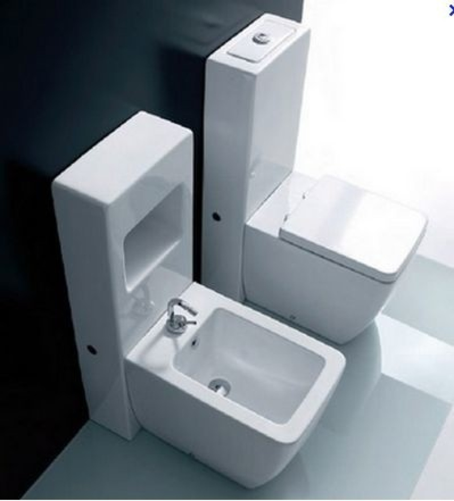 Фото Kerasan Ego 322001*1 Биде напольное приставное