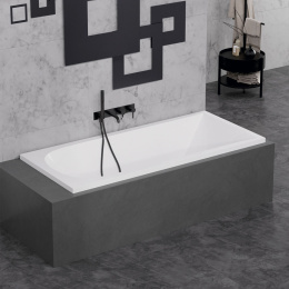 Фото Ванна акриловая 180х80 Alba Spa Impero (ВПР0210200100) прямоугольная, белый глянцевый