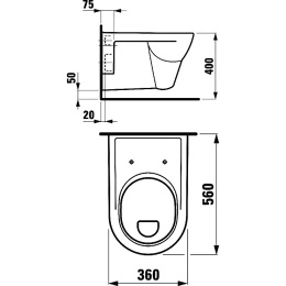 Подвесной унитаз Laufen Pro 8209510000001