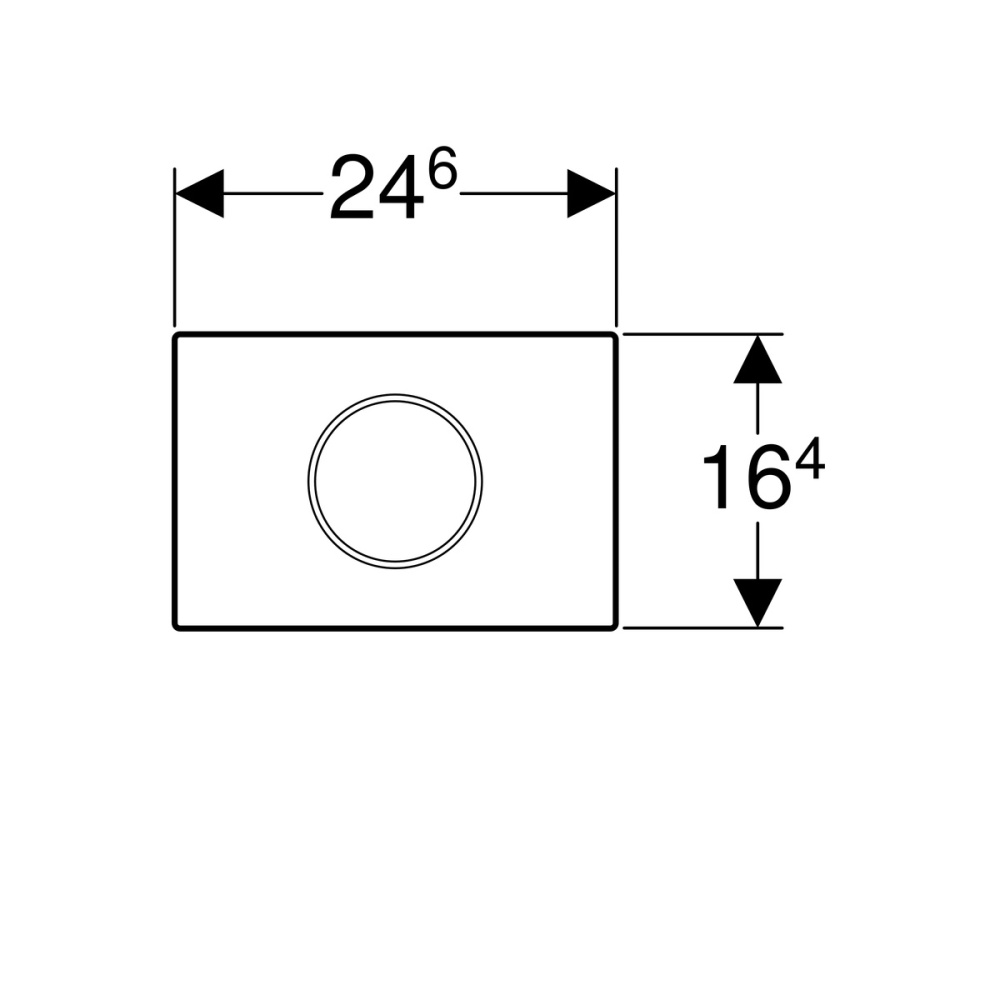 Кнопка смыва Geberit Sigma 10 (115.906.SN.1)