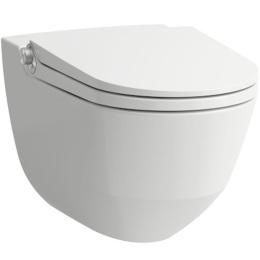 Подвесной унитаз-биде Laufen Cleanet Riva 8.2069.1.400.000.1 безободковый