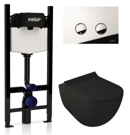 KIT VSCR 7317NEMT Slim P4 Комплект инсталляции 4 в 1, WINNER S BLOCK VS0853202, унитаз DREAM 7317NEM