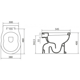 Крышка-сиденье BelBagno BOHEME BB115SCW-CRM