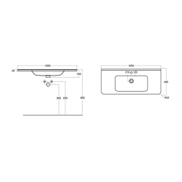 Тумба подвесная Dreja Tiny (99.1901) 45 см