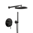 Душевая система Remer X Style X09S02OCFP, черный брашированный хром