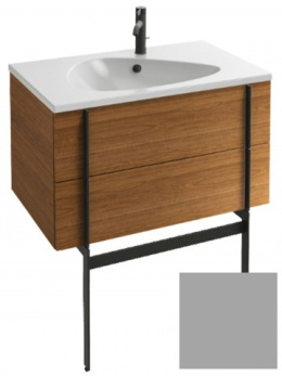 Тумба под раковину Jacob Delafon Nouvelle Vague 80 см, EB3030-G1G, цвет - пепельный глянцевый