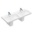 Villeroy Boch Avento 4A23CKRW Раковина двойная для ванной на 120 см (цвет белый камень, white stone 