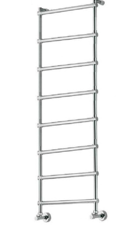 Фото Полотенцесушитель водяной Margaroli Sole 442-8 4424708CR, высота 144 см, ширина 53 см, хром