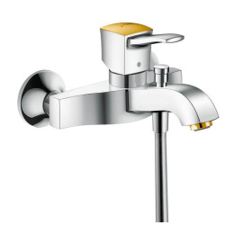 Смеситель для ванны 31340090 Hansgrohe Metropol Classic (хром, золото)