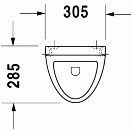 Писсуар Duravit Fizz 0823360007, белый