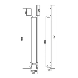 Фото Полотенцесушитель Margaroli Arcobaleno 417DXCR Водяной, Хром