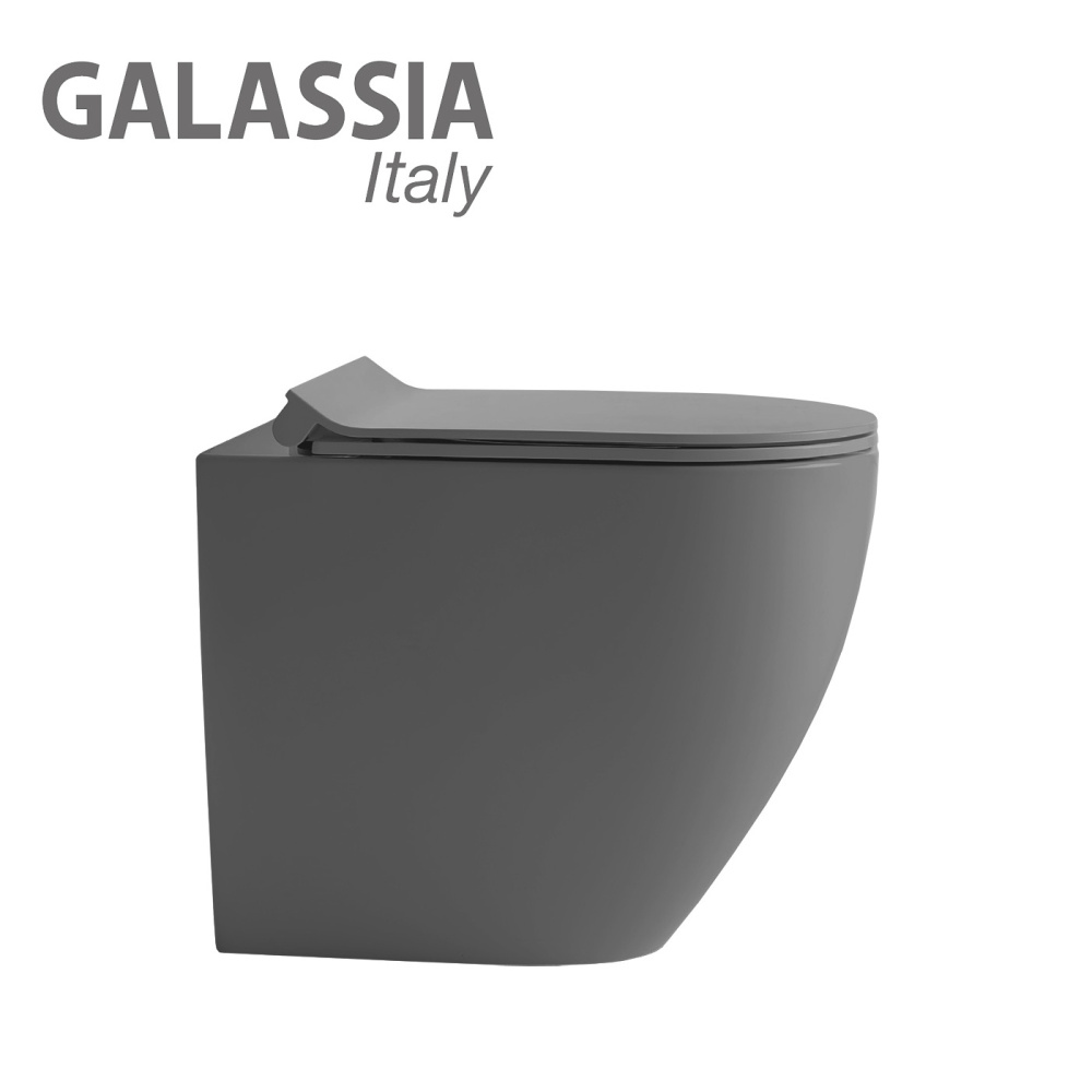 Крышка сиденье для унитаза Galassia Dream (7314GM), цвет серый, матовый