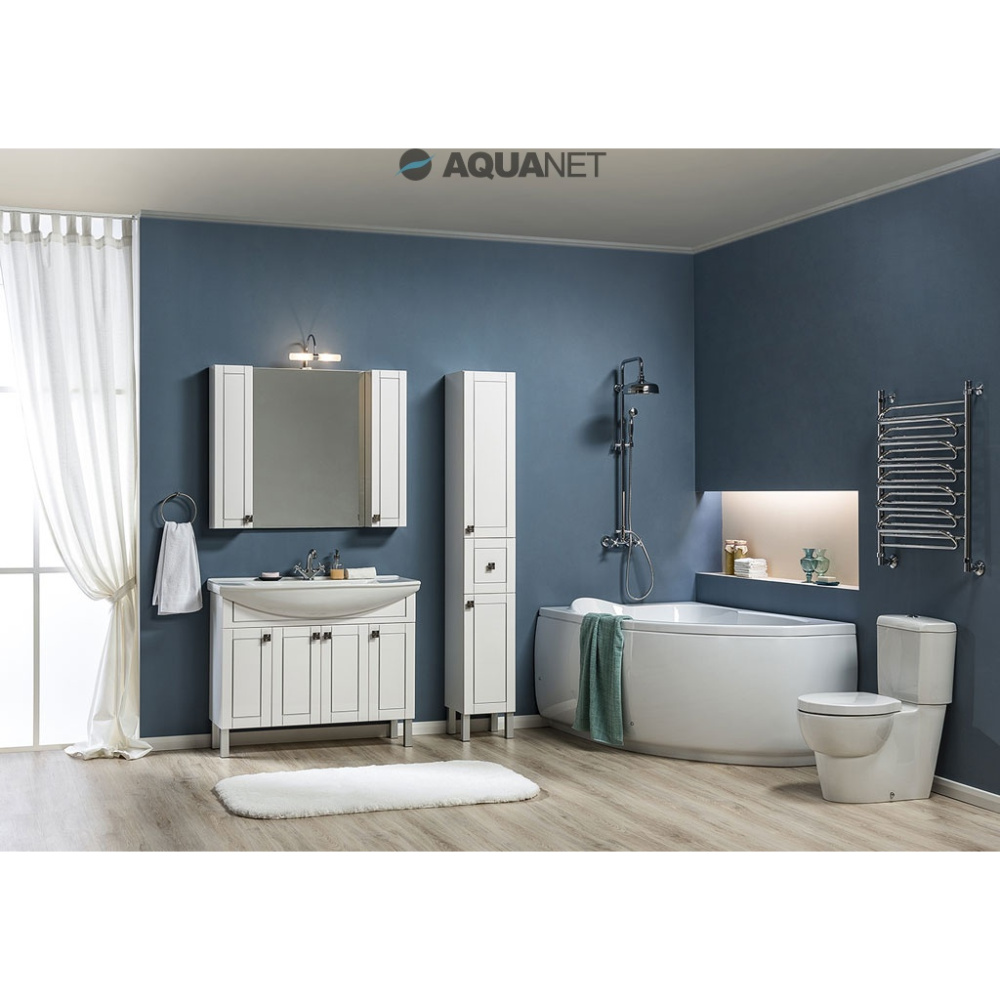 Мебель для ванной Aquanet Честер 105 белый/серебро