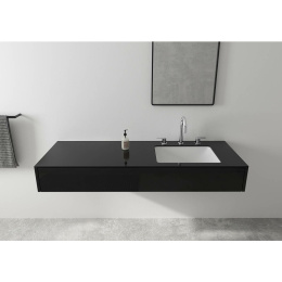 Смеситель для раковины Hansgrohe Vernis Shape (71563670) чёрный матовый
