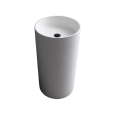 Раковина напольная 45 см UNI-FLOW CILINDRO FS504-450, белый глянцевый, искуственный камень