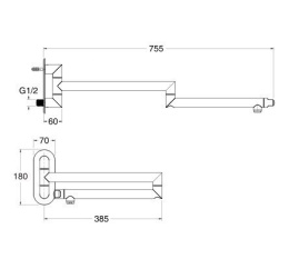 Cristina KING KG27851 Смеситель для раковины