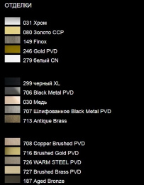 Верхний душ Gessi Inciso (57263#299) черный, матовый