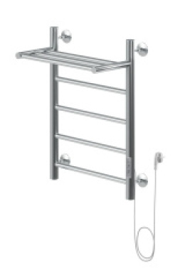 Фото Полотенцесушитель электрический Aquanet Mauro 60х50 Тэн справа , с полкой