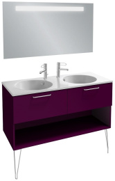 Фото Зеркало Jacob Delafon Odeon Rive Gauche EB1268-S20, 90 см, лакированная рама сливовый сатин