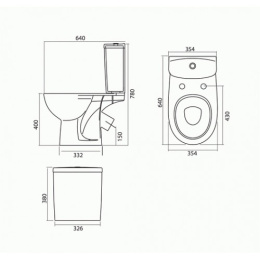 Напольные унитазы Напольный унитаз Kolo Freja L79201000 крышка стандарт