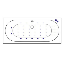 Фото Excellent Oceana WAEX.OCE16.NANO Ванна 160x75 "NANO" (хром)