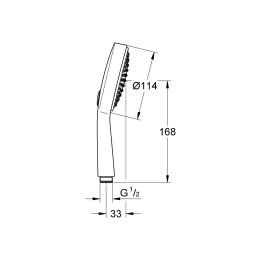 Ручной душ Grohe Power & Soul Cosmo 27660000