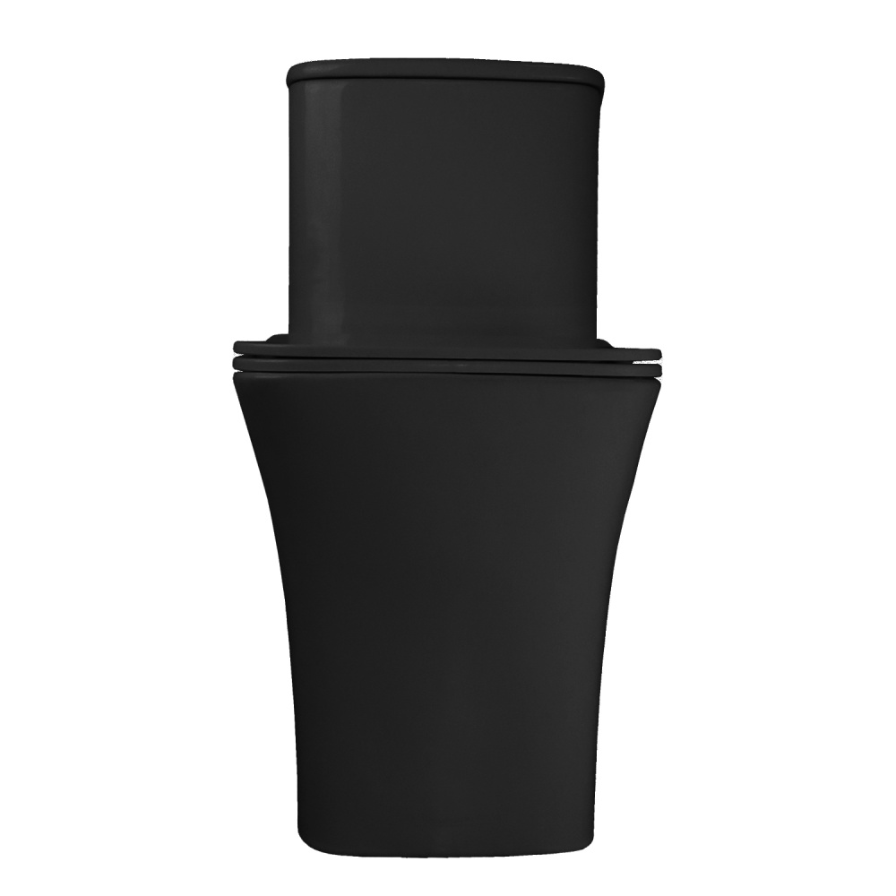 Унитаз-моноблок Azario GRESSA (AZ-1111MB) Черный матовый