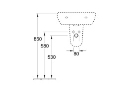 Фото Полупьедестал 52660001 O.novo VILLEROY&BOCH O'NOVO