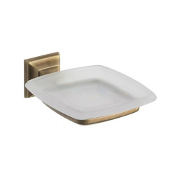 Colombo Design PORTOFINO B3201.bronze - Мыльница настенная (бронза - стекло)