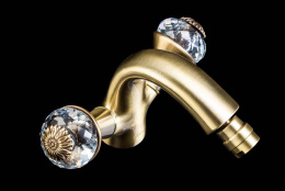 Фото Смеситель для умывальника Boheme Flora (317-FL) бронза