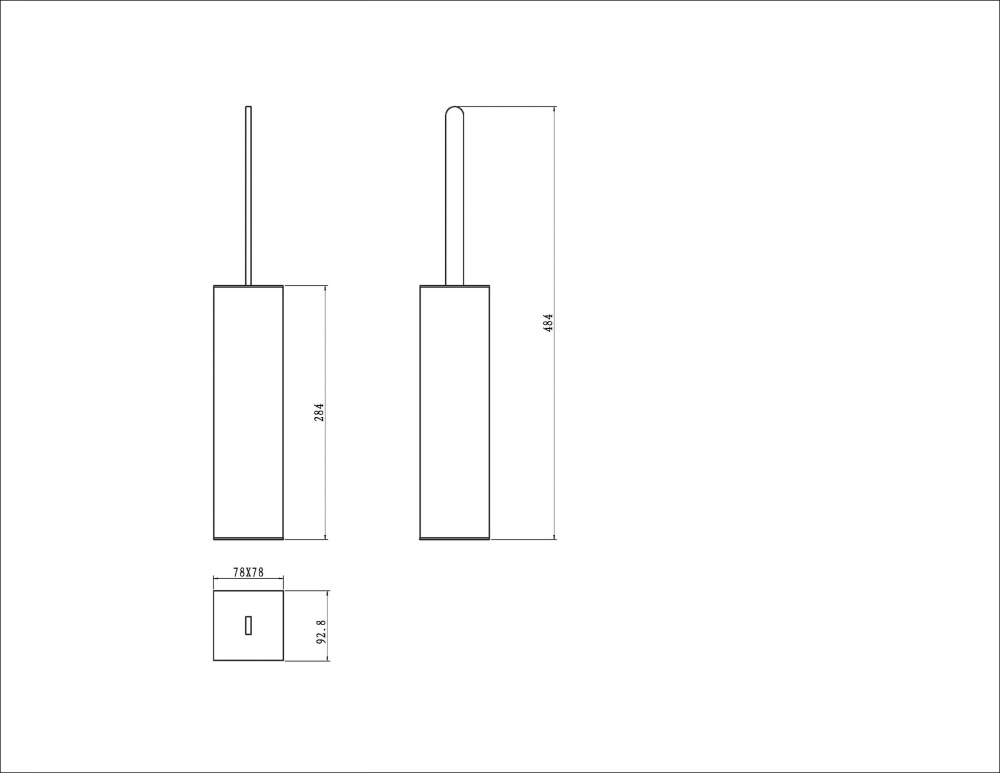 Фото Ершик Boheme (10949-B-G) черный