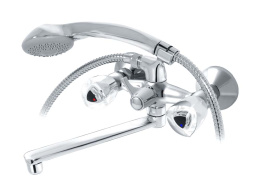 Фото Смеситель для ванны/раковины Хром, плоский излив 180 мм Варион 1015142