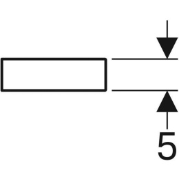 Geberit iCon 840960000 Полочка, мебельная